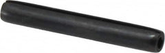 Made in USA - 3/16" Diam x 1-3/8" Long Coiled Spring Pin - Grade 1070-1090 Alloy Steel, Black Oxide Finish - Exact Tooling
