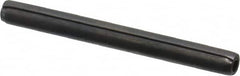 Made in USA - 3/16" Diam x 2" Long Coiled Spring Pin - Grade 1070-1090 Alloy Steel, Black Oxide Finish - Exact Tooling