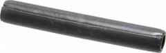 Made in USA - 1/4" Diam x 1-3/4" Long Coiled Spring Pin - Grade 1070-1090 Alloy Steel, Black Oxide Finish - Exact Tooling