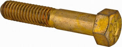 Made in USA - 3/8-16 UNC, 2" Length Under Head, Hex Head Cap Screw - Exact Tooling