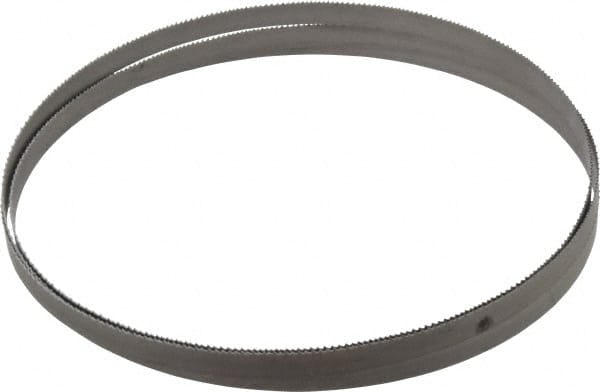 Lenox - 10 to 14 TPI, 7' 5" Long x 1/2" Wide x 0.025" Thick, Welded Band Saw Blade - Bi-Metal, Toothed Edge, Modified Raker Tooth Set, Flexible Back, Contour Cutting - Exact Tooling