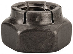 Flex-Loc - 5/8-11 UNC Grade 2 Heavy Hex Lock Nut with Expanding Flex Top - Uncoated, Meets Military Specifications - Exact Tooling