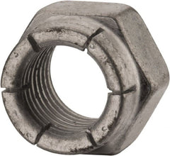 Flex-Loc - 7/16-20 UNJF Grade 2 Hex Lock Nut with Expanding Flex Top - Cadmium-Plated Finish, Meets Military Specifications - Exact Tooling
