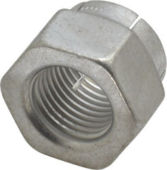 Flex-Loc - 1/2-20 UNJF Grade 2 Hex Lock Nut with Expanding Flex Top - Cadmium-Plated Finish, Meets Military Specifications - Exact Tooling