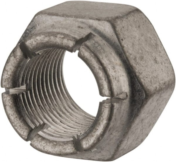 Flex-Loc - 5/8-18 UNJF Grade 2 Hex Lock Nut with Expanding Flex Top - 15/16" Width Across Flats, Cadmium-Plated Finish, Meets Military Specifications - Exact Tooling