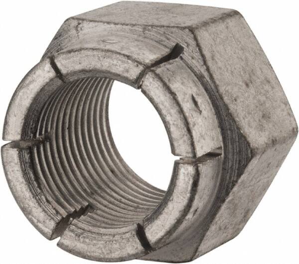 Flex-Loc - 3/4-16 UNJF Grade 2 Hex Lock Nut with Expanding Flex Top - Cadmium-Plated Finish, Meets Military Specifications - Exact Tooling