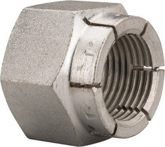 Flex-Loc - 7/8-14 UNJF Grade 2 Hex Lock Nut with Expanding Flex Top - Cadmium-Plated Finish, Meets Military Specifications - Exact Tooling