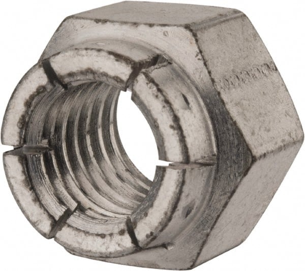 Flex-Loc - 5/8-11 UNC Grade 2 Hex Lock Nut with Expanding Flex Top - Exact Tooling