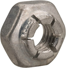 Flex-Loc - #10-32 UNJF Grade 2 Hex Lock Nut with Expanding Flex Top - 3/16" High, Cadmium-Plated Finish, Meets Military Specifications - Exact Tooling
