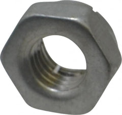 Flex-Loc - 5/16-24 UNJF Grade 2 Hex Lock Nut with Expanding Flex Top - 17/64" High, Cadmium-Plated Finish, Meets Military Specifications - Exact Tooling