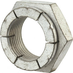 Flex-Loc - 1-14 UNJS Grade 2 Hex Lock Nut with Expanding Flex Top - 1-7/16" Width Across Flats, Cadmium-Plated Finish, Meets Military Specifications - Exact Tooling