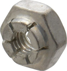 Flex-Loc - #8-32 UNJC Grade 2 Hex Lock Nut with Expanding Flex Top - 3/16" High, Cadmium-Plated Finish, Meets Military Specifications - Exact Tooling