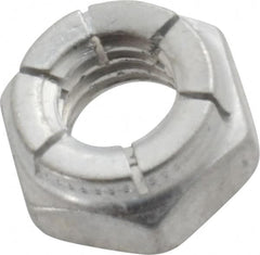 Flex-Loc - 5/16-18 UNC Grade 2 Hex Lock Nut with Expanding Flex Top - 17/64" High, Cadmium-Plated Finish, Meets Military Specifications - Exact Tooling