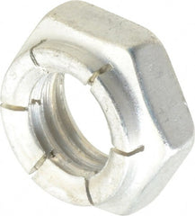 Flex-Loc - 1/2-13 UNC Grade 2 Hex Lock Nut with Expanding Flex Top - 21/64" High, Cadmium-Plated Finish, Meets Military Specifications - Exact Tooling