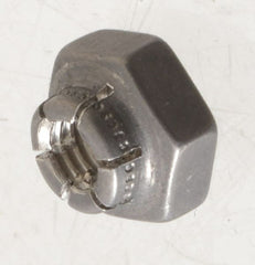 Flex-Loc - #10-32 UNJF 18-8 Hex Lock Nut with Expanding Flex Top - Uncoated, Meets Military Specifications - Exact Tooling