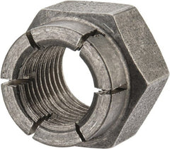 Flex-Loc - 3/8-24 UNJF 18-8 Hex Lock Nut with Expanding Flex Top - Uncoated, Meets Military Specifications - Exact Tooling