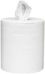 Kleenex - Center Pull Roll of 1 Ply White Paper Towels - 8" Wide - Exact Tooling