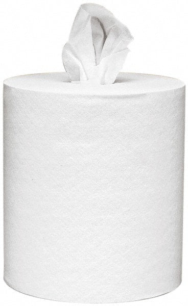 Scott - Center Pull Roll of 2 Ply White Paper Towels - 8" Wide - Exact Tooling