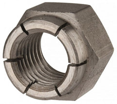 Flex-Loc - 3/4-10 UNC Grade 2 Hex Lock Nut with Expanding Flex Top - Uncoated, Meets Military Specifications - Exact Tooling