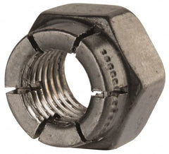 Flex-Loc - 5/16-24 UNJF Grade 2 Hex Lock Nut with Expanding Flex Top - Uncoated, Meets Military Specifications - Exact Tooling