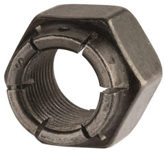 Flex-Loc - 5/8-18 UNJF Grade 2 Hex Lock Nut with Expanding Flex Top - 15/16" Width Across Flats, Uncoated, Meets Military Specifications - Exact Tooling