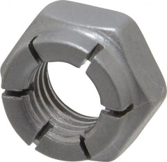 Flex-Loc - 5/16-24 UNF Grade 2 Hex Lock Nut with Expanding Flex Top - 1/2" Width Across Flats, 17/64" High, Uncoated - Exact Tooling