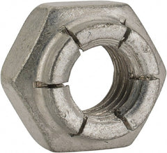Flex-Loc - 3/8-16 UNC Grade 2 Heavy Hex Lock Nut with Expanding Flex Top - Cadmium-Plated Finish, Meets Military Specifications - Exact Tooling