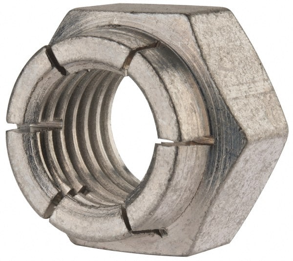 Flex-Loc - 3/4-10 UNC Grade 2 Heavy Hex Lock Nut with Expanding Flex Top - Cadmium-Plated Finish, Meets Military Specifications - Exact Tooling