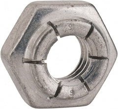 Flex-Loc - 5/16-18 UNC Grade 2 Heavy Hex Lock Nut with Expanding Flex Top - 17/64" High, Cadmium-Plated Finish, Meets Military Specifications - Exact Tooling