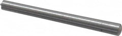 Value Collection - Size 6/0, 0.0624" Small End Diam, 0.078" Large End Diam, Uncoated Steel Taper Pin - Grade C-12L14, 3/4" OAL, 3/4 Pin Length - Exact Tooling