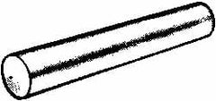Value Collection - Size 9, 0.5182" Small End Diam, 0.591" Large End Diam, Passivated Stainless Steel Taper Pin - Grade 303, 18-8, 3-1/2" OAL, 3-1/2 Pin Length - Exact Tooling