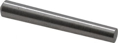 Value Collection - Size 4/0, 0.0934" Small End Diam, 0.109" Large End Diam, Uncoated Steel Taper Pin - Grade C-12L14, 3/4" OAL, 3/4 Pin Length - Exact Tooling