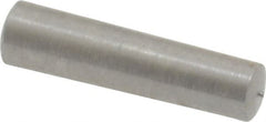 Value Collection - Size 3/0, 0.1146" Small End Diam, 0.125" Large End Diam, Uncoated Steel Taper Pin - Grade C-12L14, 1/2" OAL, 1/2 Pin Length - Exact Tooling