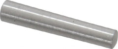Value Collection - Size 2/0, 0.1254" Small End Diam, 0.141" Large End Diam, Uncoated Steel Taper Pin - Grade C-12L14, 3/4" OAL, 3/4 Pin Length - Exact Tooling