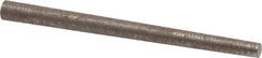 Value Collection - Size 0, 0.1144" Small End Diam, 0.156" Large End Diam, Uncoated Steel Taper Pin - Grade C-12L14, 2" OAL, 2 Pin Length - Exact Tooling