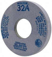 Norton - 14" Diam x 5" Hole x 2" Thick, K Hardness, 60 Grit Surface Grinding Wheel - Aluminum Oxide, Type 5, Medium Grade, 1,800 Max RPM, Vitrified Bond, One-Side Recess - Exact Tooling