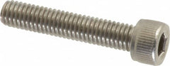 Value Collection - #10-32 UNF Hex Socket Drive, Socket Cap Screw - Grade 316 Stainless Steel, 1" Length Under Head - Exact Tooling