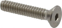 Value Collection - #4-40 UNC Hex Socket Drive, 82° Flat Screw - Grade 18-8 Stainless Steel, 5/8" OAL - Exact Tooling