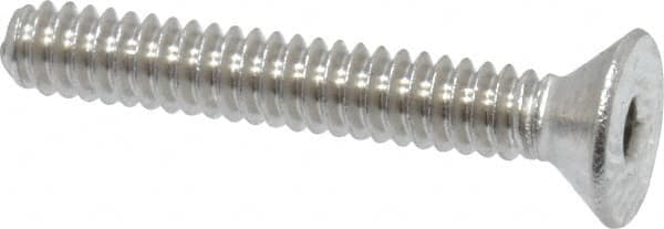 Value Collection - #4-40 UNC Hex Socket Drive, 82° Flat Screw - Grade 18-8 Stainless Steel, 3/4" OAL - Exact Tooling