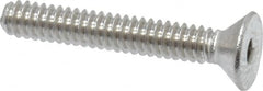 Value Collection - #4-40 UNC Hex Socket Drive, 82° Flat Screw - Grade 18-8 Stainless Steel, 3/4" OAL - Exact Tooling