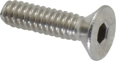 Value Collection - #10-24 UNC Hex Socket Drive, 82° Flat Screw - Grade 18-8 Stainless Steel, 3/4" OAL - Exact Tooling