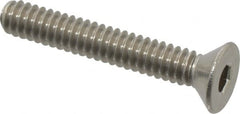 Value Collection - #10-24 UNC Hex Socket Drive, 82° Flat Screw - Grade 18-8 Stainless Steel, 1-1/4" OAL - Exact Tooling