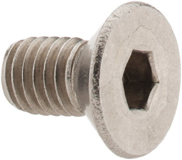 Value Collection - #10-32 UNF Hex Socket Drive, 82° Flat Screw - Grade 18-8 Stainless Steel, 3/8" OAL - Exact Tooling