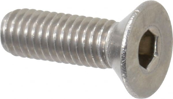 Value Collection - #10-32 UNF Hex Socket Drive, 82° Flat Screw - Grade 18-8 Stainless Steel, 5/8" OAL - Exact Tooling
