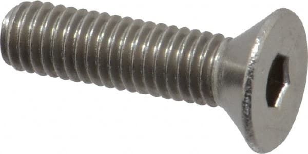 Value Collection - #10-32 UNF Hex Socket Drive, 82° Flat Screw - Grade 18-8 Stainless Steel, 3/4" OAL - Exact Tooling