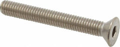 Value Collection - #10-32 UNF Hex Socket Drive, 82° Flat Screw - Grade 18-8 Stainless Steel, 1-1/2" OAL - Exact Tooling