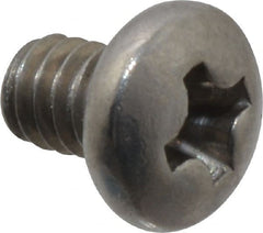 Value Collection - #2-56 UNC, 1/8" Length Under Head Phillips Drive Machine Screw - Pan Head, Grade 18-8 Stainless Steel, Uncoated, Without Washer - Exact Tooling