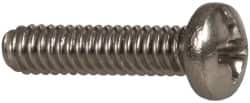 Value Collection - #2-56 UNC, 3/8" Length Under Head Phillips Drive Machine Screw - Pan Head, Grade 18-8 Stainless Steel, Uncoated, Without Washer - Exact Tooling