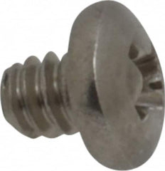 Value Collection - #4-40 UNC, 1/8" Length Under Head Phillips Drive Machine Screw - Pan Head, Grade 18-8 Stainless Steel, Uncoated, Without Washer - Exact Tooling