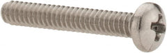 Value Collection - #4-40 UNC, 3/4" Length Under Head Phillips Drive Machine Screw - Pan Head, Grade 18-8 Stainless Steel, Uncoated, Without Washer - Exact Tooling
